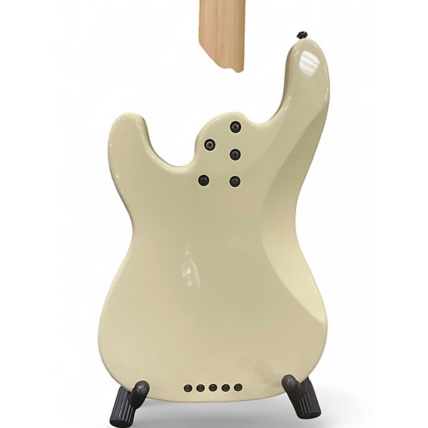 Used Schecter Guitar Research Diamond Series P5 Antique Ivory Electric Bass Guitar