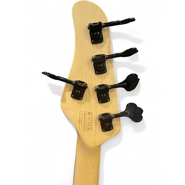 Used Schecter Guitar Research Diamond Series P5 Antique Ivory Electric Bass Guitar