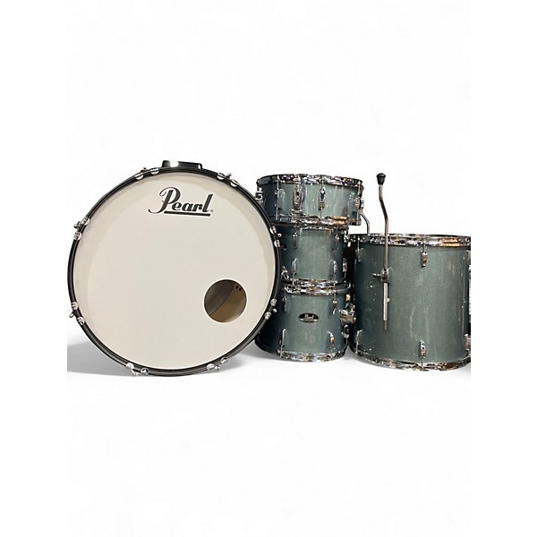 Used Pearl 5 Piece ROADSHOW BLUE SPARKLE Drum Kit