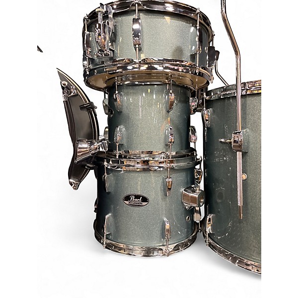 Used Pearl 5 Piece ROADSHOW BLUE SPARKLE Drum Kit