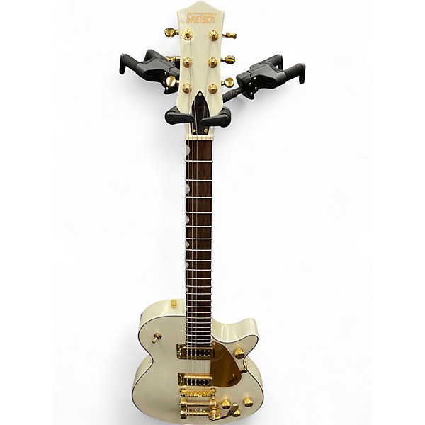 Used Gretsch Guitars G5237TG CHAMPAGNE WHITE Solid Body Electric Guitar