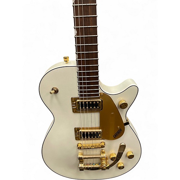 Used Gretsch Guitars G5237TG CHAMPAGNE WHITE Solid Body Electric Guitar