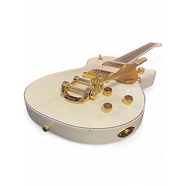 Used Gretsch Guitars G5237TG CHAMPAGNE WHITE Solid Body Electric Guitar