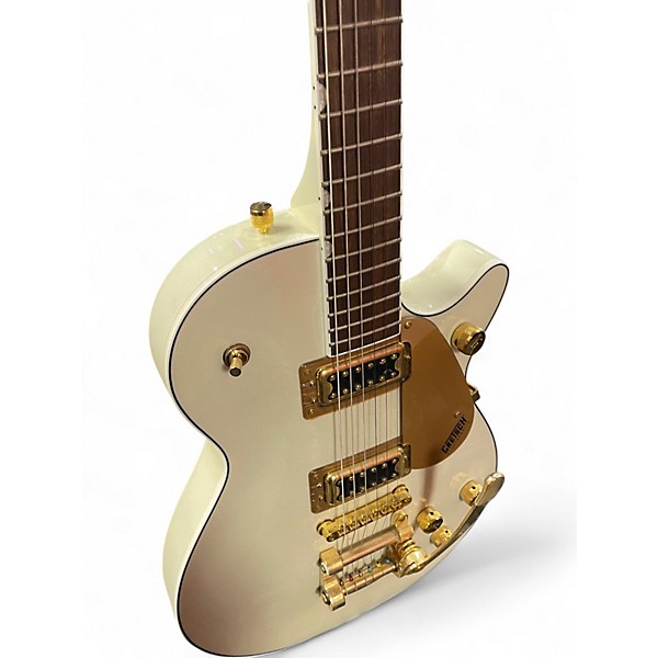 Used Gretsch Guitars G5237TG CHAMPAGNE WHITE Solid Body Electric Guitar