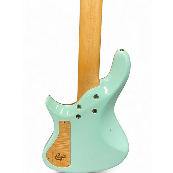 Used Warrior BELA Turquoise Electric Bass Guitar