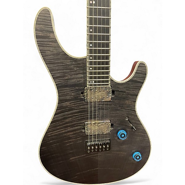 Used Mayones Regius 6 BLACK Solid Body Electric Guitar