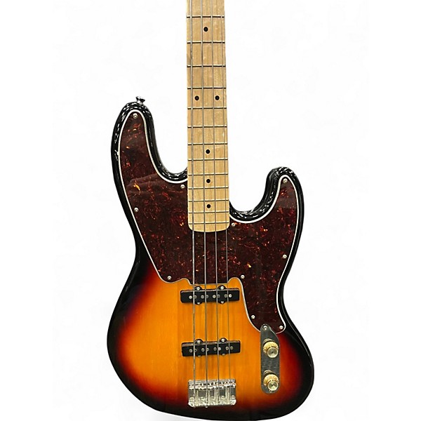Used Squier Paranormal Jazz Bass 54 3 Color Sunburst Electric Bass Guitar