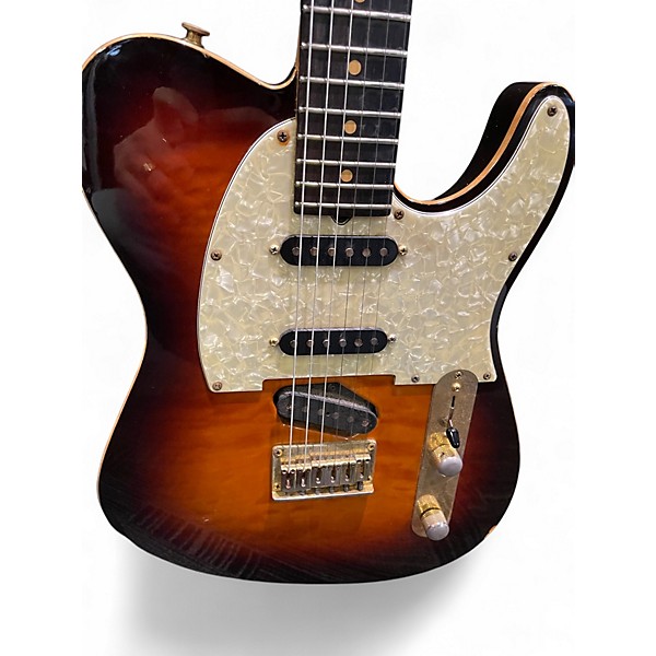 Used 1998 Tom Anderson Hollow T Classic Contoured Sunburst Hollow Body Electric Guitar