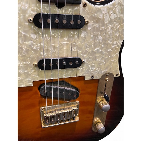 Used 1998 Tom Anderson Hollow T Classic Contoured Sunburst Hollow Body Electric Guitar