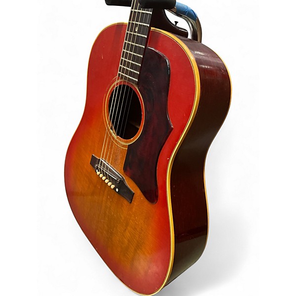 Vintage 1967 Gibson J45 Standard Cherry Sunburst Acoustic Electric Guitar