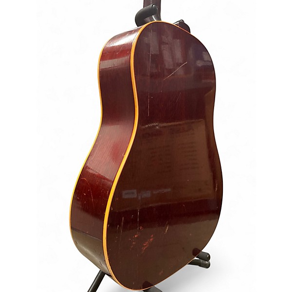 Vintage 1967 Gibson J45 Standard Cherry Sunburst Acoustic Electric Guitar