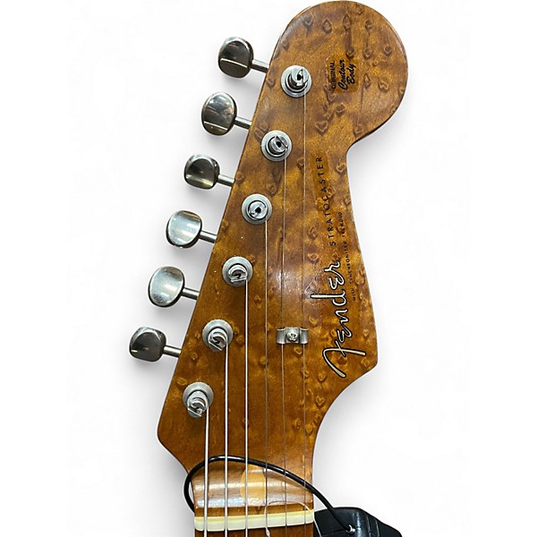 Used 2019 Fender CUSTOM SHOP '56 LTD NAMM ROASTED RELIC STRAT Vintage White Solid Body Electric Guitar