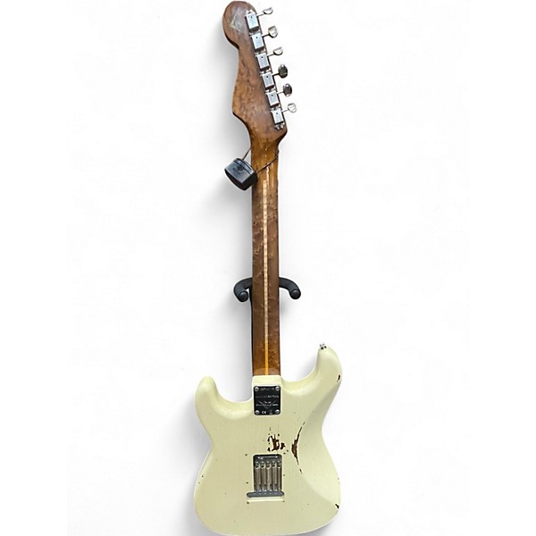 Used 2019 Fender CUSTOM SHOP '56 LTD NAMM ROASTED RELIC STRAT Vintage White Solid Body Electric Guitar