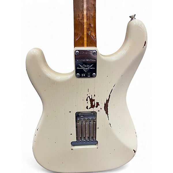 Used 2019 Fender CUSTOM SHOP '56 LTD NAMM ROASTED RELIC STRAT Vintage White Solid Body Electric Guitar