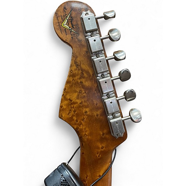 Used 2019 Fender CUSTOM SHOP '56 LTD NAMM ROASTED RELIC STRAT Vintage White Solid Body Electric Guitar