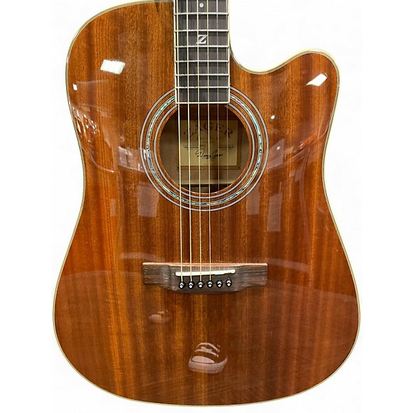 Used Zager ZAD-50CE Mahogany Acoustic Electric Guitar