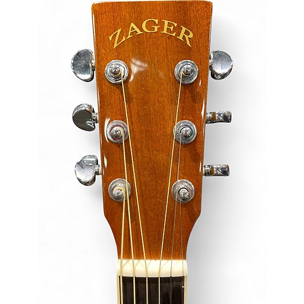 Used Zager ZAD-50CE Mahogany Acoustic Electric Guitar