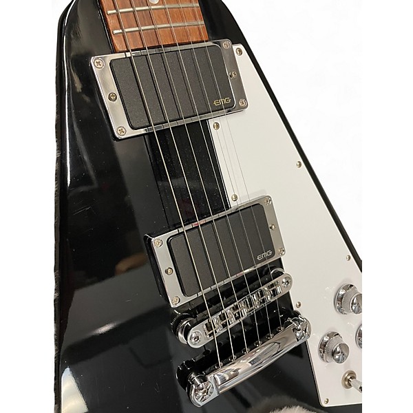 Used 2017 Gibson Flying V HP Black Solid Body Electric Guitar