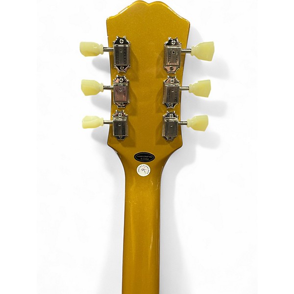 Used Epiphone Inspired by Gibson ES335 Metallic Gold Solid Body Electric Guitar