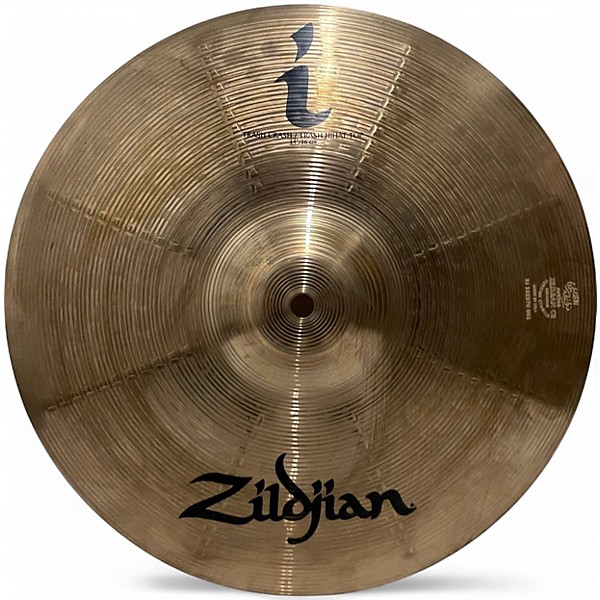 Used Zildjian 14in I TRASH CRASH/TRASH HIHAT TOP Cymbal