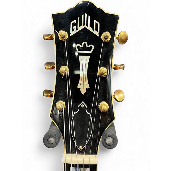 Used Guild SF-V1 Yellow Hollow Body Electric Guitar