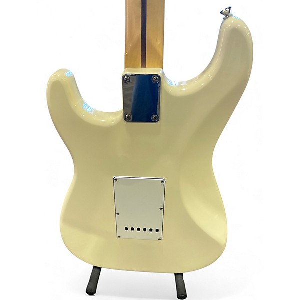 Used Fender Standard Stratocaster Olympic White Solid Body Electric Guitar