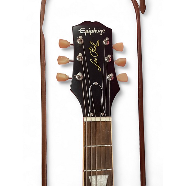 Used Epiphone ltd ed les paul Yellow Solid Body Electric Guitar