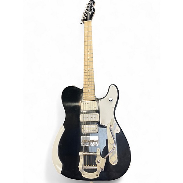 Used Fender Jack White Triplecaster Black Solid Body Electric Guitar