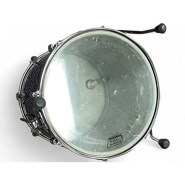 Vintage 1960s Rogers 3 Piece Holiday Blue Drum Kit