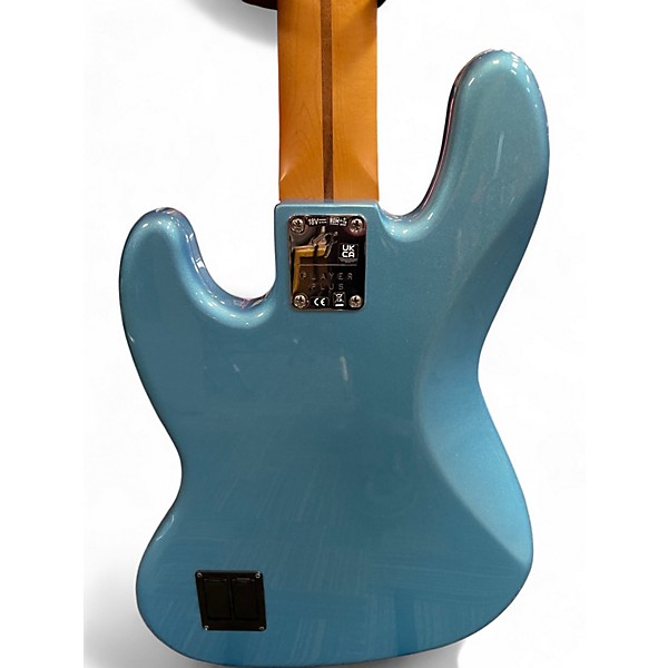 Used Fender Player Plus Jazz Bass V Opal Spark Electric Bass Guitar