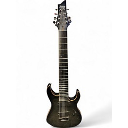 Used Schecter Guitar Research Banshee 8A grey green burst Solid Body Electric Guitar