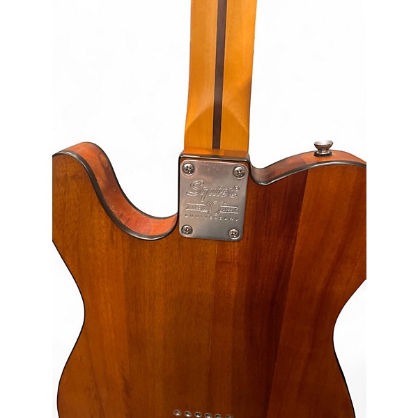 Used Squier 40th Anniversary Vintage Edition Telecaster Satin Mocha Solid Body Electric Guitar