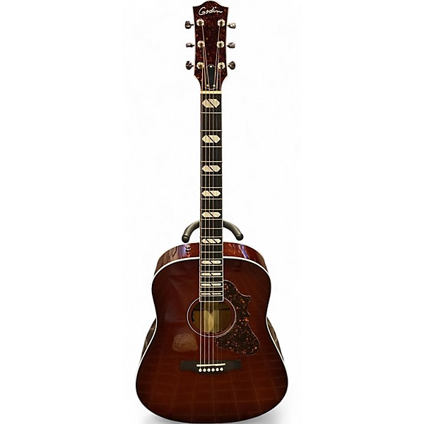 Used Godin Metropolis LTD Havana Burst Acoustic Electric Guitar