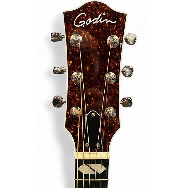Used Godin Metropolis LTD Havana Burst Acoustic Electric Guitar