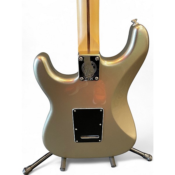 Used Fender 75TH ANNIVERSARY MEXICAN STRAT Silver Sparkle Solid Body Electric Guitar