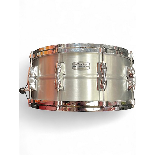 Used Yamaha 14in Recording Custom snare  Silver Drum