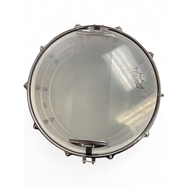 Used Yamaha 14in Recording Custom snare  Silver Drum