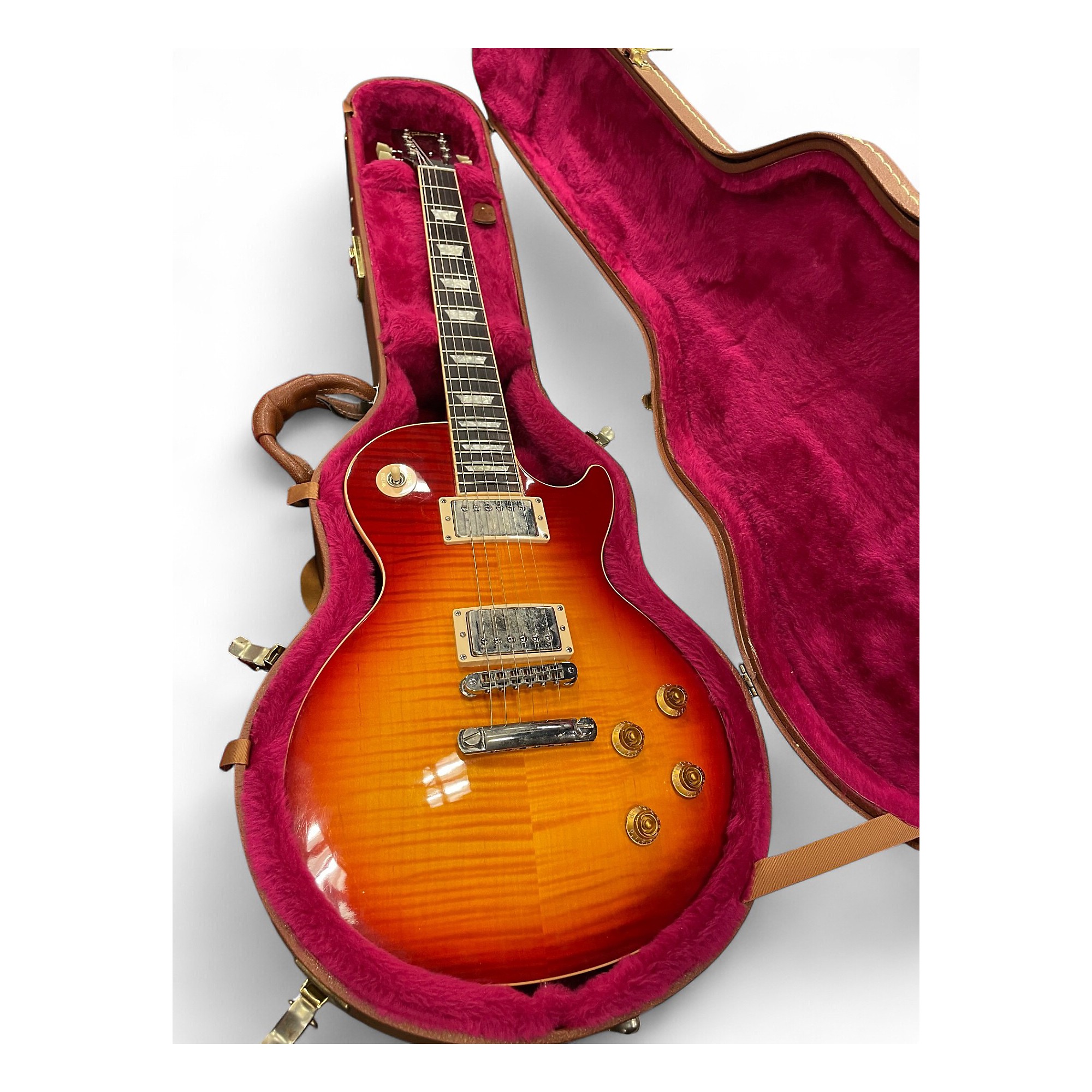 超熱 Gibson 2002 Used Les Solid Sunburst Cherry Standard Paul ギター