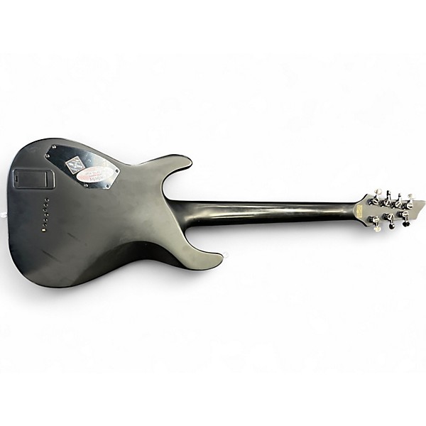 Used Schecter Guitar Research BLACKJACK SLS C-7 P Hell's Gate Satin Black Solid Body Electric Guitar