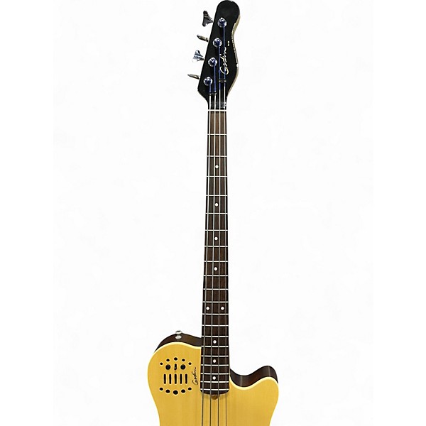 Used Godin A4 SA Natural Electric Bass Guitar