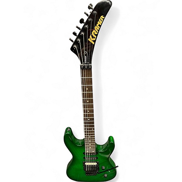 Used Kramer Striker Custom Emerald Green Solid Body Electric Guitar