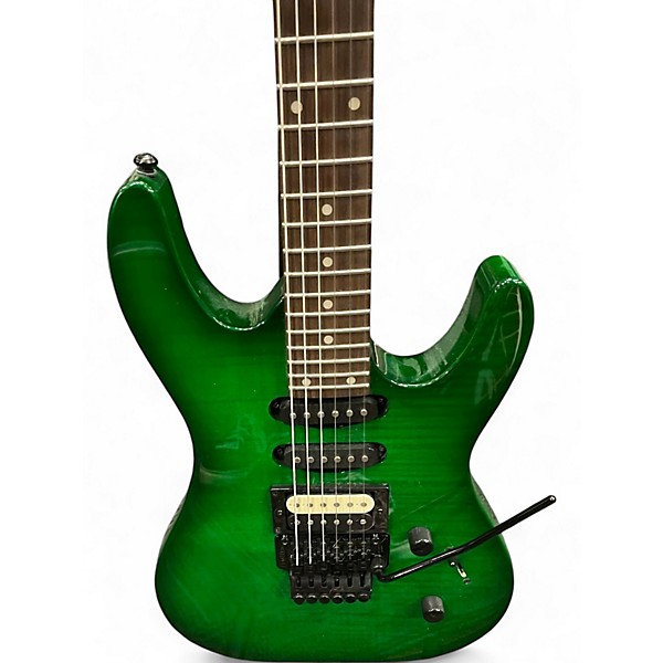 Used Kramer Striker Custom Emerald Green Solid Body Electric Guitar