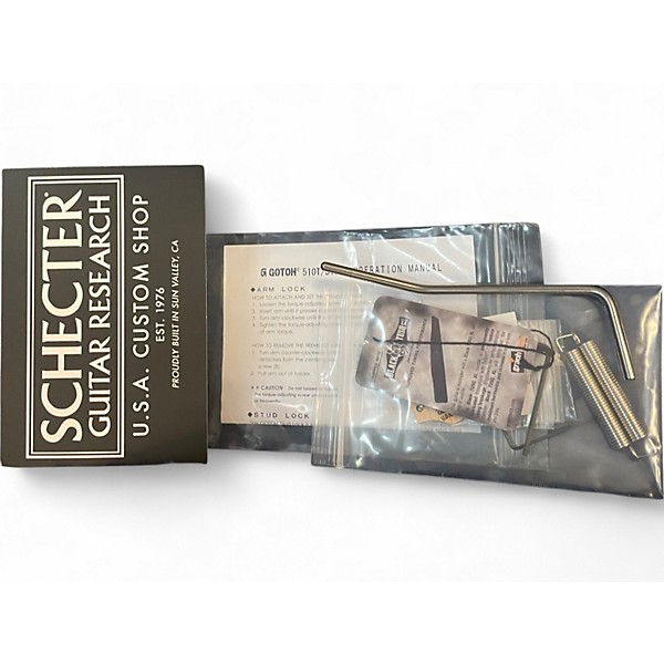 Used Schecter Guitar Research NICK JOHNSTON USA SIGNATURE Olympic White Solid Body Electric Guitar