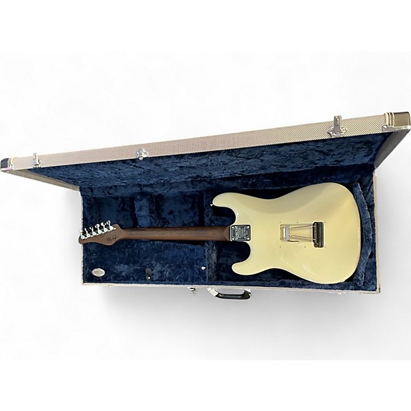 Used Schecter Guitar Research NICK JOHNSTON USA SIGNATURE Olympic White Solid Body Electric Guitar