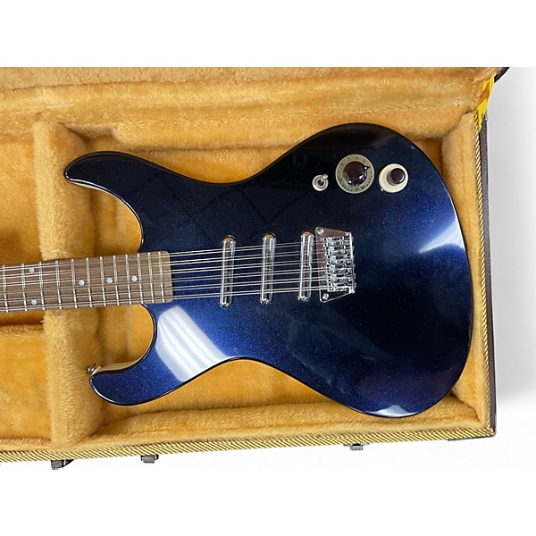 Used Danelectro Hodad 12 String Blue Sparkle Solid Body Electric Guitar