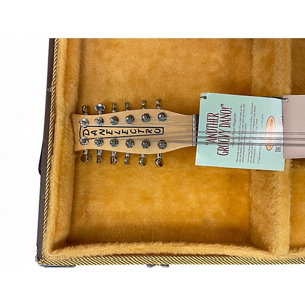 Used Danelectro Hodad 12 String Blue Sparkle Solid Body Electric Guitar