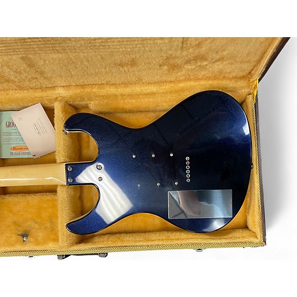 Used Danelectro Hodad 12 String Blue Sparkle Solid Body Electric Guitar