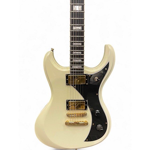 Used Dunable Guitars de gnarwhal Vintage White Solid Body Electric Guitar