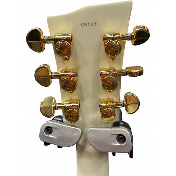 Used Dunable Guitars de gnarwhal Vintage White Solid Body Electric Guitar