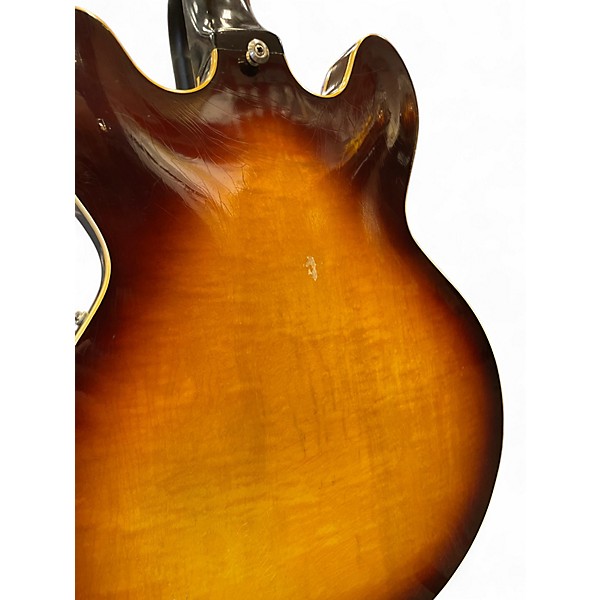 Used 1968 Gibson EB2 3 Tone Sunburst Electric Bass Guitar